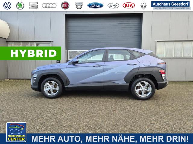 Lagerfahrzeug Hyundai KONA - 1.6 GDI 129PS Hybrid Automatik Select MY2025 Voll-LED Klimaautomatik Navi Rückf.Kamera PDC v h 12,3"-Touchscreen DAB  Apple CarPlay Android Auto Tempomat 16-LM