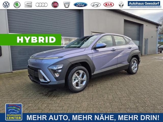 Lagerfahrzeug Hyundai KONA - 1.6 GDI 129PS Hybrid Automatik Select MY2025 Voll-LED Klimaautomatik Navi Rückf.Kamera PDC v h 12,3"-Touchscreen DAB  Apple CarPlay Android Auto Tempomat 16-LM