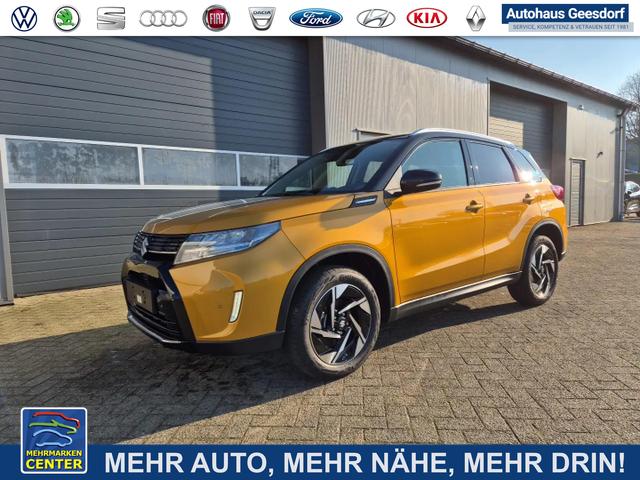 Lagerfahrzeug Suzuki Vitara - 1.4 Boosterjet 129PS Hybrid Comfort  Teilleder mit Alcantara Navi Klimaautomatik Sitzheizung ACC PDC v h Rückf.Kamera Suzuki-Radio Apple CarPlay Android Auto Touchscreen 2xKeyless 17-LM