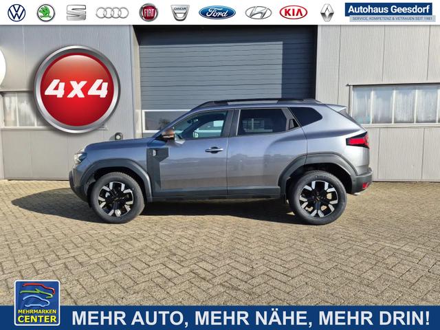 Lagerfahrzeug Dacia Duster - 1.2 TCe 130PS 4x4 Extreme Lenkradheizung Sitzheizung Klimaautomatik 4x Kamera Teil-Leder City-Paket Bluetooth Apple Carplay Android Auto PDC v h 2xKeyless 17-LM Ganzj.Reifen