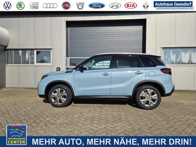 Lagerfahrzeug Suzuki Vitara - 1.4 Boosterjet 129PS Hybrid Comfort Navi Klimaautomatik Sitzheizung ACC PDC Rückf.Kamera Suzuki-Radio Apple CarPlay Android Auto Touchscreen 2xKeyless 17-LM