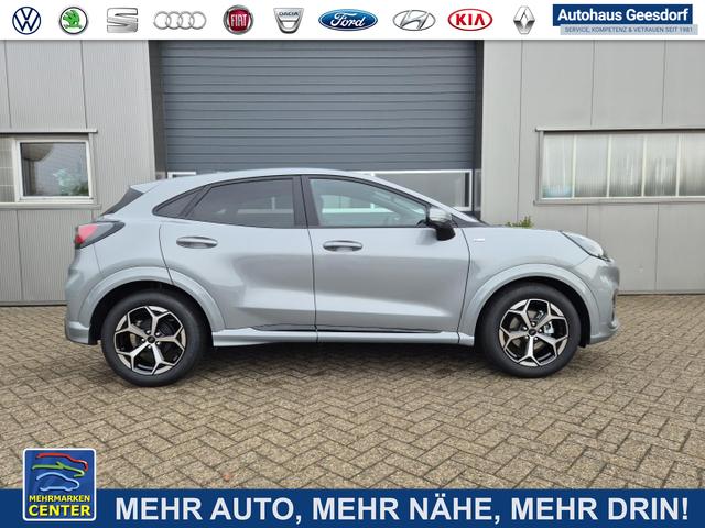 Lagerfahrzeug Ford Puma - ST-Line 1.0 EcoBoost Hybrid 125PS 4x Kamera Lenkradheizung Sitzheizung Klimaautomatik ACC elektr.Heckklappe Bluetooth Apple Carplay Android Auto PDC v h 2xKeyless 17-LM