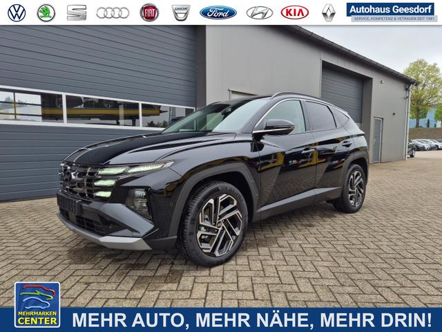 Lagerfahrzeug Hyundai TUCSON - Prime 1.6 T-GDI 252PS Automatik PHEV FACELIFT MY2025 Voll-Leder elektr. Heckklappe Sitzheizung v h Lenkradheizung ACC Klimaautomatik HUD Navi Krell-Sound 12,3"-Touchscreen DAB  wireless Apple CarPlay   Android Auto PDC 4xKamera 2xKeyless 19-LM