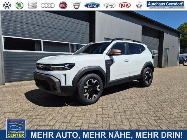 Lagerfahrzeug Dacia Duster - Extreme Hybrid 140PS Automatik 1.6 SCE Lenkradheizung Sitzheizung 4x Kamera Teil-Leder Klimaautomatik Bluetooth Apple Carplay Android Auto PDC v h 2xKeyless 17-LM