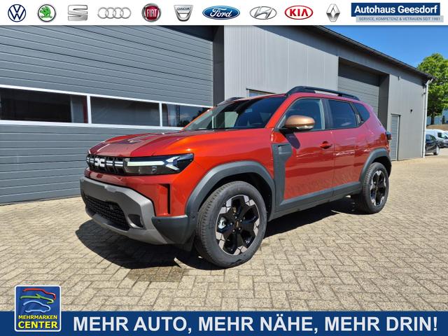 Lagerfahrzeug Dacia Duster - Extreme Hybrid 140PS Automatik 1.6 SCE Lenkradheizung Sitzheizung 4x Kamera elektr.Parkbremse Teil-Leder Klimaautomatik Frontscheibe beh. Bluetooth Apple Carplay Android Auto PDC v h 2xKeyless 18-LM