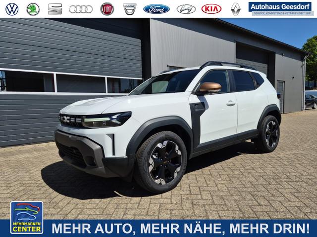 Lagerfahrzeug Dacia Duster - Extreme Hybrid 140PS Automatik 1.6 SCE 4x Kamera elektr.Parkbremse Teil-Leder Klimaautomatik Bluetooth Apple Carplay Android Auto PDC v h 2xKeyless 18"LM
