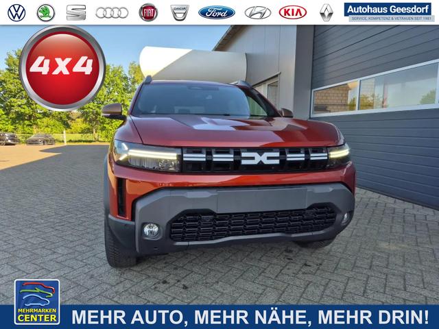 Lagerfahrzeug Dacia Duster - Extreme 4x4 130PS 1.2 TCe 4x Kamera Lenkradheizung Sitzheizung Klimaautomatik Teil-Leder Bluetooth Apple Carplay Android Auto PDC v h 2xKeyless 17-LM Ganzj.Reifen