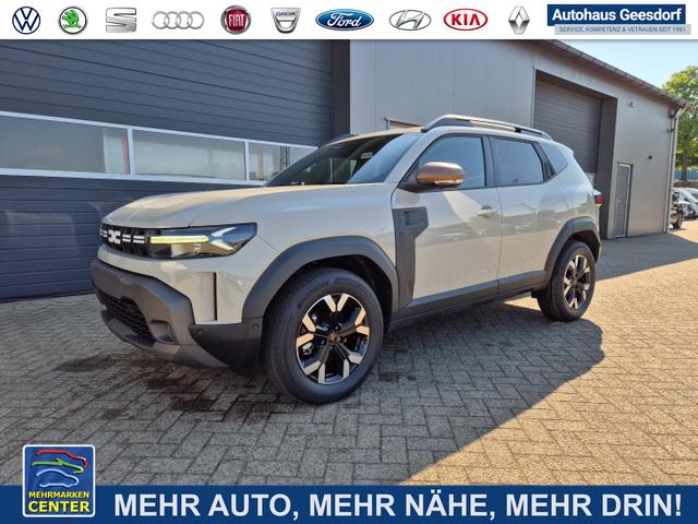 Lagerfahrzeug Dacia Duster - Extreme Hybrid 140PS Automatik 1.6 SCE Lenkradheizung Sitzheizung Klimaautomatik 4x Kamera elektr.Parkbremse Teil-Leder Bluetooth Apple Carplay Android Auto PDC v h 2xKeyless 17-LM
