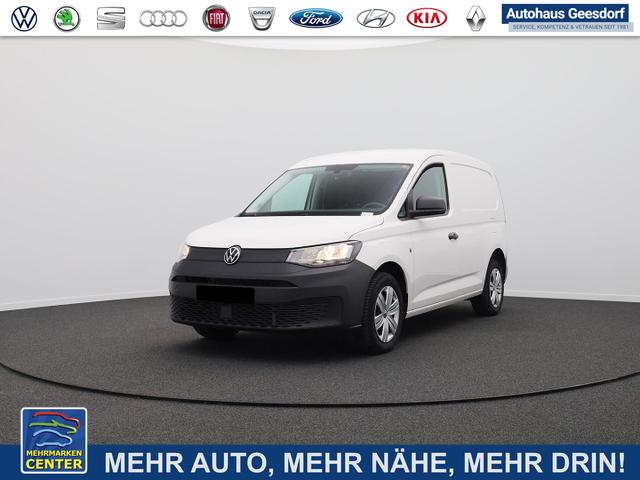 Gebrauchtfahrzeug Volkswagen Caddy Cargo - Comfort 2.0 TDI 122PS 2-Sitzer AHK Navi Rückf.Kamera PDC V H Klima VW-Radio Apple CarPlay Android Auto Hecktüren180º Schiebetür rechts Ganzjahresreifen
