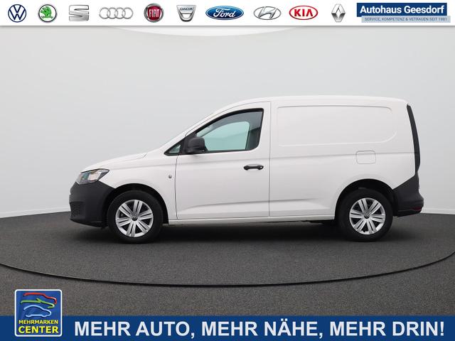 Gebrauchtfahrzeug Volkswagen Caddy Cargo - Comfort 2.0 TDI 122PS 2-Sitzer AHK Navi Rückf.Kamera PDC V H Klima VW-Radio Apple CarPlay Android Auto Hecktüren180º Schiebetür rechts Ganzjahresreifen