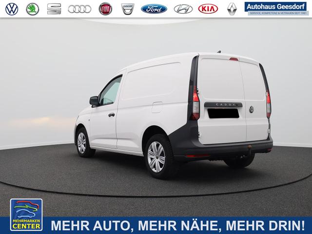 Gebrauchtfahrzeug Volkswagen Caddy Cargo - Comfort 2.0 TDI 122PS 2-Sitzer AHK Navi Rückf.Kamera PDC V H Klima VW-Radio Apple CarPlay Android Auto Hecktüren180º Schiebetür rechts Ganzjahresreifen