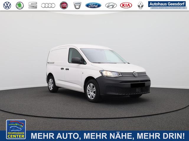 Gebrauchtfahrzeug Volkswagen Caddy Cargo - Comfort 2.0 TDI 122PS 2-Sitzer AHK Navi Rückf.Kamera PDC V H Klima VW-Radio Apple CarPlay Android Auto Hecktüren180º Schiebetür rechts Ganzjahresreifen