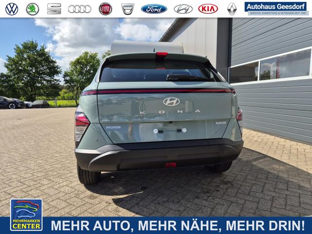Lagerfahrzeug Hyundai KONA - Select 1.6 GDI 129PS Hybrid Automatik MY2025 Voll-LED Klimaautomatik Navi Rückf.Kamera PDC v h 12,3"-Touchscreen DAB  Apple CarPlay Android Auto Tempomat 16-LM