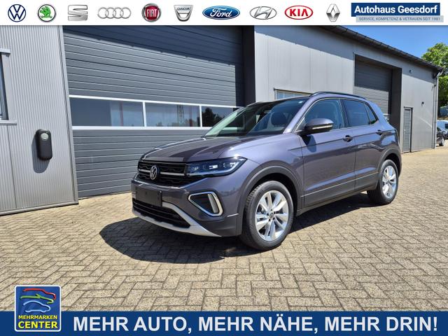 Lagerfahrzeug Volkswagen T-Cross - 1.0 TSI 116PS DSG Life LED-Matrix-Scheinwerfer Klimaautomatik Sitzheizung PDC Rückf.Kamera 17-LM abged.Scheiben 2xKeyless DAB  Bluetooth Touchscreen Apple CarPlay Android Auto