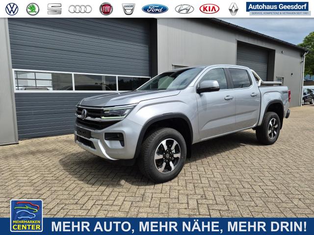 Lagerfahrzeug Volkswagen Amarok - Style DoKa 3.0 TDI 240PS 4x4 Automatik Chrompaket Soundsystem "Harman Kardon" Navi Lenkradheizung Frontscheibe beheizb. Sitzheizung AHK Rückf.Kamera ACC Klimaautomatik PDC v h Apple Carplay Android Auto 2xKeyless 18"LM