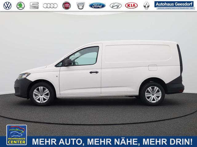 Lagerfahrzeug Volkswagen Caddy Cargo - Maxi 2.0 TDI 102PS 2-Sitzer Klima Tempomat PDC Apple CarPlay Android Auto Hecktüren180º Schiebetür rechts