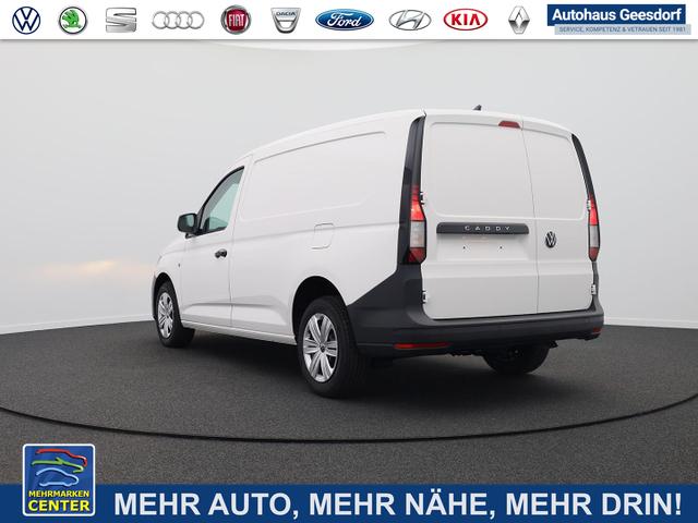 Lagerfahrzeug Volkswagen Caddy Cargo - Maxi 2.0 TDI 102PS 2-Sitzer Klima Tempomat PDC Apple CarPlay Android Auto Hecktüren180º Schiebetür rechts