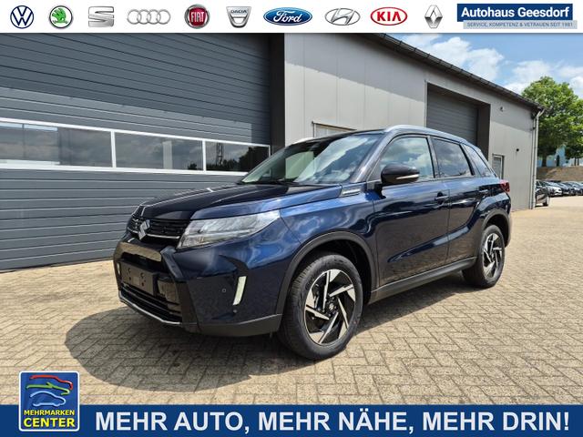Lagerfahrzeug Suzuki Vitara - 1.4 Boosterjet 129PS Hybrid Comfort  Teilleder mit Alcantara Navi Klimaautomatik Sitzheizung ACC PDC v h Rückf.Kamera Suzuki-Radio Apple CarPlay Android Auto Touchscreen 2xKeyless 17-LM