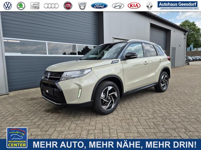 Lagerfahrzeug Suzuki Vitara - 1.4 Boosterjet 129PS Hybrid Comfort  Teilleder mit Alcantara Navi Klimaautomatik Sitzheizung ACC PDC v h Rückf.Kamera Suzuki-Radio Apple CarPlay Android Auto Touchscreen 2xKeyless 17-LM