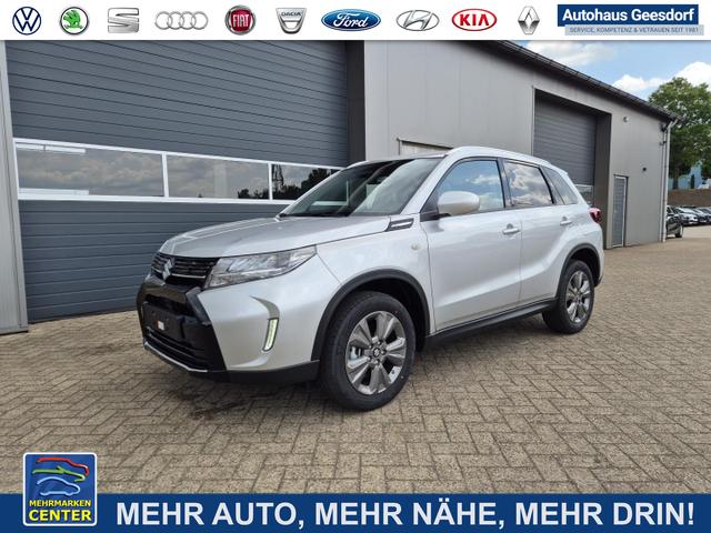 Lagerfahrzeug Suzuki Vitara - Comfort 129PS MHEV 1.4 Boosterjet Navi Klimaautomatik Sitzheizung ACC PDC Rückf.Kamera Suzuki-Radio Apple CarPlay Android Auto Touchscreen 2xKeyless 17-LM