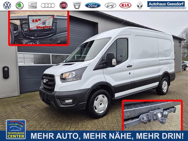 Lagerfahrzeug Ford Transit - L2H2 2.0 EcoBlue 165PS Trend Heckantrieb 3,5t 2-Sitzer AHK Sitzheizung Lenkradheizung Frontscheibe beheizb. Klimaautomatik PDC v h Rückf.Kamera Bluetooth DAB Apple CarPlay Android Auto Tempomat Ganzj.Reifen