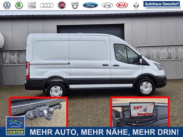 Lagerfahrzeug Ford Transit - L2H2 2.0 EcoBlue 165PS Trend Heckantrieb 3,5t 2-Sitzer AHK Sitzheizung Lenkradheizung Frontscheibe beheizb. Klimaautomatik PDC v h Rückf.Kamera Bluetooth DAB Apple CarPlay Android Auto Tempomat Ganzj.Reifen