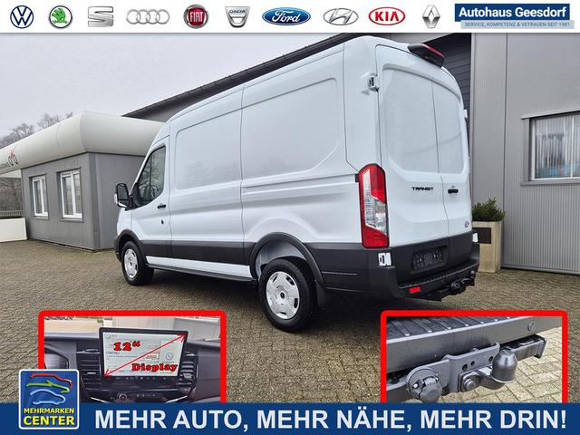 Lagerfahrzeug Ford Transit - L2H2 2.0 EcoBlue 130PS Trend 3,5t 2-Sitzer AHK Sitzheizung Lenkradheizung Frontscheibe beheizb. Klimaautomatik PDC v h Rückf.Kamera Bluetooth DAB Apple CarPlay Android Auto Tempomat Ganzj.Reifen