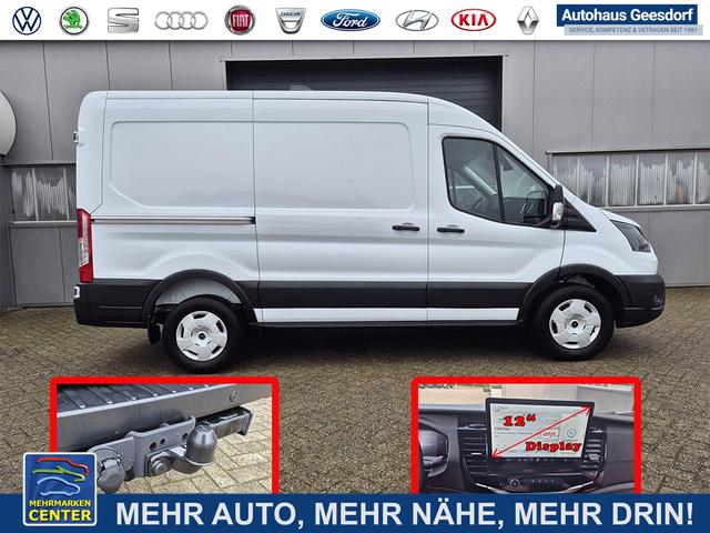 Lagerfahrzeug Ford Transit - L2H2 2.0 EcoBlue 130PS Trend 3,5t 2-Sitzer AHK Sitzheizung Lenkradheizung Frontscheibe beheizb. Klimaautomatik PDC v h Rückf.Kamera Bluetooth DAB Apple CarPlay Android Auto Tempomat Ganzj.Reifen