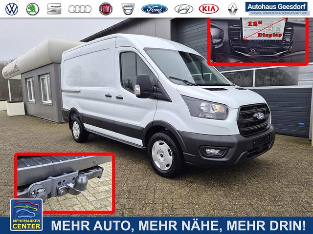 Lagerfahrzeug Ford Transit - L2H2 2.0 EcoBlue 130PS Trend 3,5t 3-Sitzer AHK Sitzheizung Lenkradheizung Frontscheibe beheizb. Klimaautomatik Bluetooth DAB Apple CarPlay Android Auto PDC v h Rückf.Kamera Tempomat