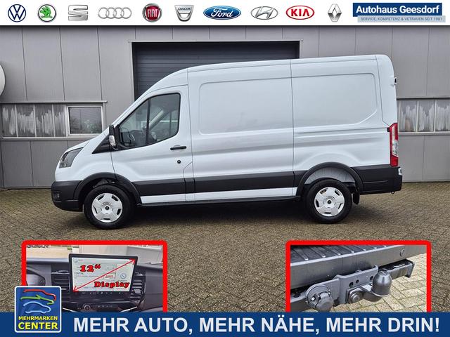 Lagerfahrzeug Ford Transit - L2H2 2.0 EcoBlue 130PS Trend 3,5t 3-Sitzer AHK Sitzheizung Lenkradheizung Frontscheibe beheizb. Klimaautomatik Bluetooth DAB Apple CarPlay Android Auto PDC v h Rückf.Kamera Tempomat