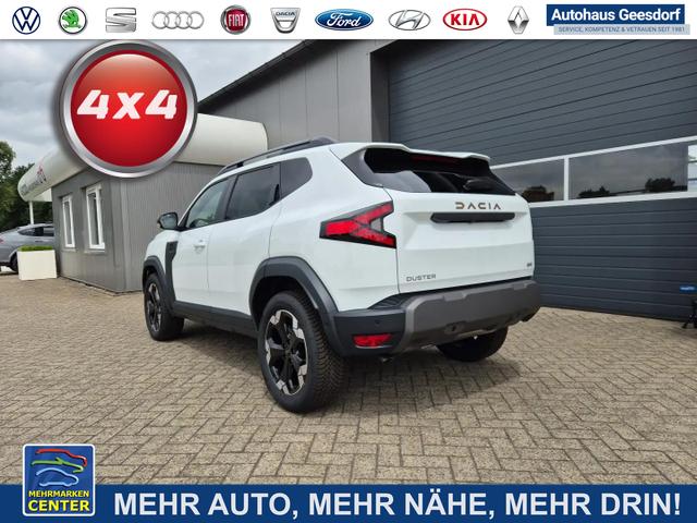 Lagerfahrzeug Dacia Duster - Extreme 4x4 130PS 1.2 TCe 4x Kamera Lenkradheizung Sitzheizung Klimaautomatik Teil-Leder elektr.Parkbremse Bluetooth Apple Carplay Android Auto PDC v h 2xKeyless 18-LM Ganzj.Reifen