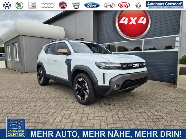 Lagerfahrzeug Dacia Duster - Extreme 4x4 130PS 1.2 TCe 4x Kamera Lenkradheizung Sitzheizung Klimaautomatik Teil-Leder elektr.Parkbremse Bluetooth Apple Carplay Android Auto PDC v h 2xKeyless 18-LM Ganzj.Reifen