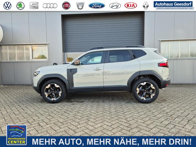 Lagerfahrzeug Dacia Duster - Extreme 4x4 130PS 1.2 TCe 4x Kamera Lenkradheizung Sitzheizung Klimaautomatik Teil-Leder elektr.Parkbremse Bluetooth Apple Carplay Android Auto PDC v h 2xKeyless 18-LM Ganzj.Reifen