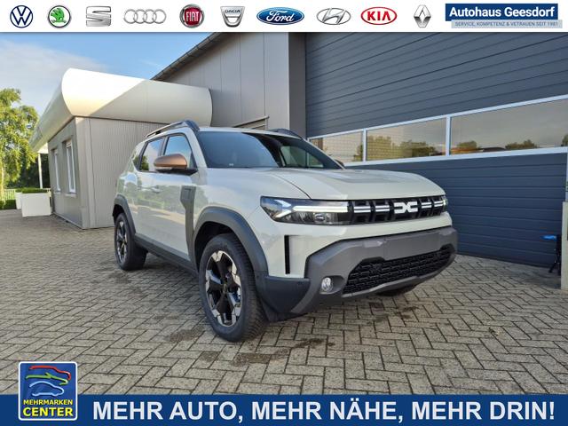 Lagerfahrzeug Dacia Duster - Extreme 4x4 130PS 1.2 TCe 4x Kamera Lenkradheizung Sitzheizung Klimaautomatik Teil-Leder elektr.Parkbremse Bluetooth Apple Carplay Android Auto PDC v h 2xKeyless 18-LM Ganzj.Reifen