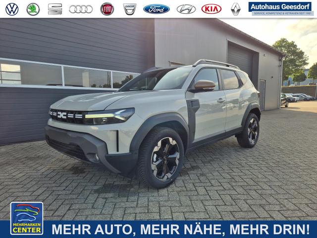 Lagerfahrzeug Dacia Duster - Extreme 4x4 130PS 1.2 TCe 4x Kamera Lenkradheizung Sitzheizung Klimaautomatik Teil-Leder elektr.Parkbremse Bluetooth Apple Carplay Android Auto PDC v h 2xKeyless 18-LM Ganzj.Reifen