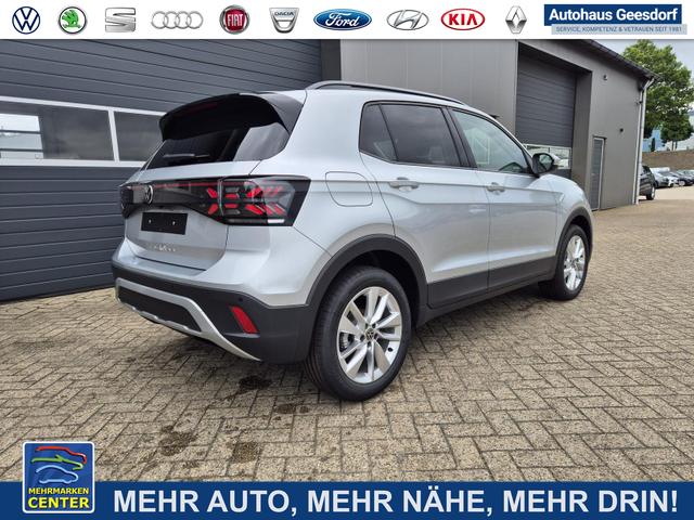 Lagerfahrzeug Volkswagen T-Cross - 1.0 TSI 116PS DSG Life LED-Matrix-Scheinwerfer Klimaautomatik Sitzheizung PDC Rückf.Kamera 17-LM abged.Scheiben 2xKeyless DAB  Bluetooth Touchscreen Apple CarPlay Android Auto
