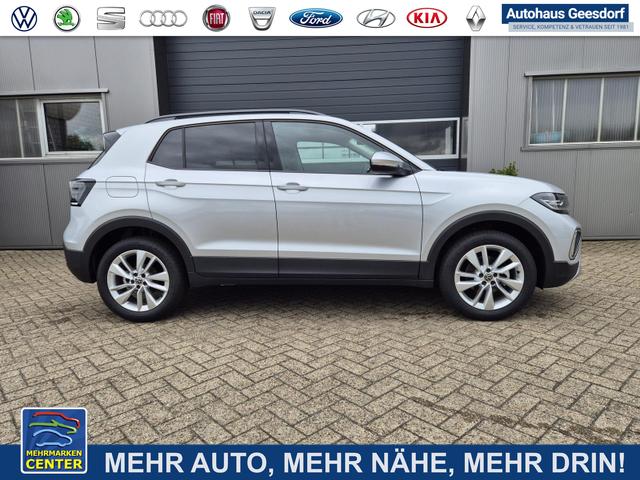 Lagerfahrzeug Volkswagen T-Cross - 1.0 TSI 116PS DSG Life LED-Matrix-Scheinwerfer Klimaautomatik Sitzheizung PDC Rückf.Kamera 17-LM abged.Scheiben 2xKeyless DAB  Bluetooth Touchscreen Apple CarPlay Android Auto