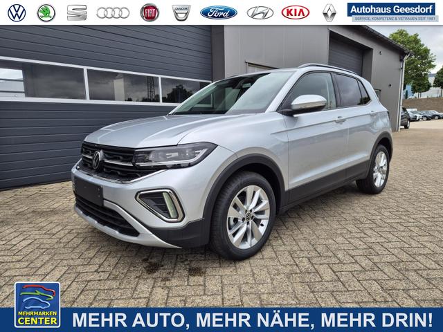 Lagerfahrzeug Volkswagen T-Cross - 1.0 TSI 116PS DSG Life LED-Matrix-Scheinwerfer Klimaautomatik Sitzheizung PDC Rückf.Kamera 17-LM abged.Scheiben 2xKeyless DAB  Bluetooth Touchscreen Apple CarPlay Android Auto