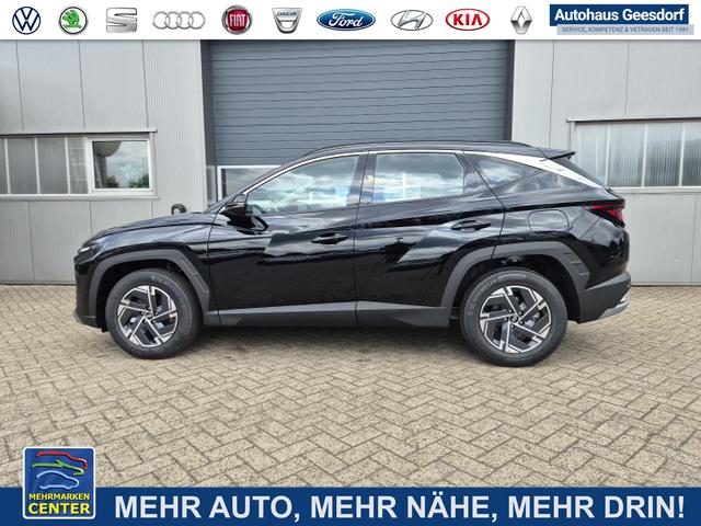 Lagerfahrzeug Hyundai TUCSON - 1.6 T-GDI 160PS Sitzheizung Lenkradheizung Klimaautomatik Navi 12,3"-Touchscreen DAB  wireless Apple CarPlay   Android Auto PDC v h Rückf.Kamera 2xKeyless 17-LM