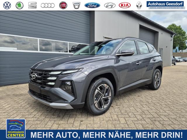 Lagerfahrzeug Hyundai TUCSON - 1.6 T-GDI 160PS Sitzheizung Lenkradheizung Klimaautomatik Navi 12,3"-Touchscreen DAB  wireless Apple CarPlay   Android Auto PDC v h Rückf.Kamera 2xKeyless 17-LM