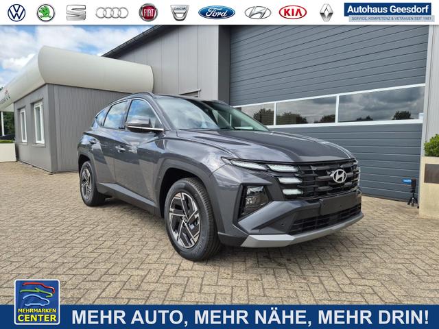 Lagerfahrzeug Hyundai TUCSON - 1.6 T-GDI 160PS Sitzheizung Lenkradheizung Klimaautomatik Navi 12,3"-Touchscreen DAB  wireless Apple CarPlay   Android Auto PDC v h Rückf.Kamera 2xKeyless 17-LM