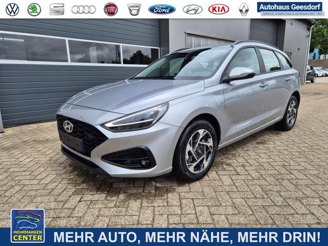 Lagerfahrzeug Hyundai i30 Kombi - 1.0 T-GDI 100PS Automatik Sitzheizung Lenkradheizung Klimaautomatik Navi 10,25"-Touchscreen DAB  wireless Apple CarPlay   Android Auto PDC v h Rückf.Kamera 16-LM
