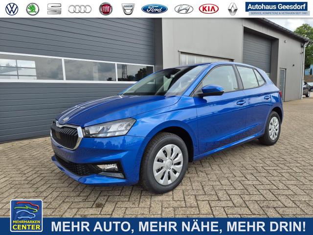 Lagerfahrzeug Skoda Fabia - 1.0 TSI 95PS Selection 5-türig Rückf.Kamera Parksensoren Sitzheizung Multifunktionslenkrad Klima Skoda-Radio Bluetooth Touchscreen Tempomat Nebelsch. Apple CarPlay   Android Auto