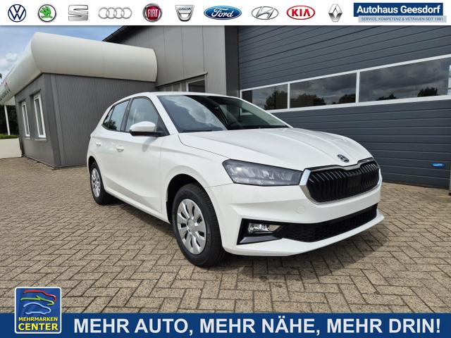 Lagerfahrzeug Skoda Fabia - 1.0 TSI 95PS Selection 5-türig Rückf.Kamera Parksensoren Sitzheizung Multifunktionslenkrad Klima Skoda-Radio Bluetooth Touchscreen Tempomat Nebelsch. Apple CarPlay   Android Auto