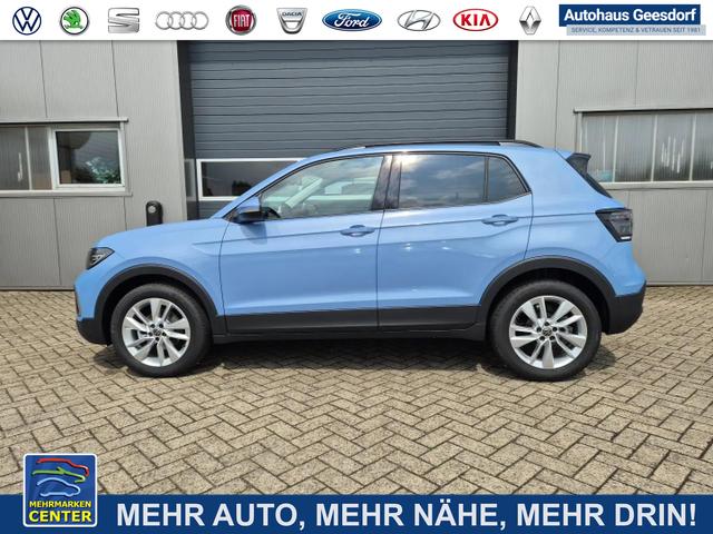 Lagerfahrzeug Volkswagen T-Cross - 1.0 TSI 116PS DSG Life LED-Matrix-Scheinwerfer Klimaautomatik Sitzheizung PDC Rückf.Kamera 17-LM abged.Scheiben 2xKeyless DAB  Bluetooth Touchscreen Apple CarPlay Android Auto