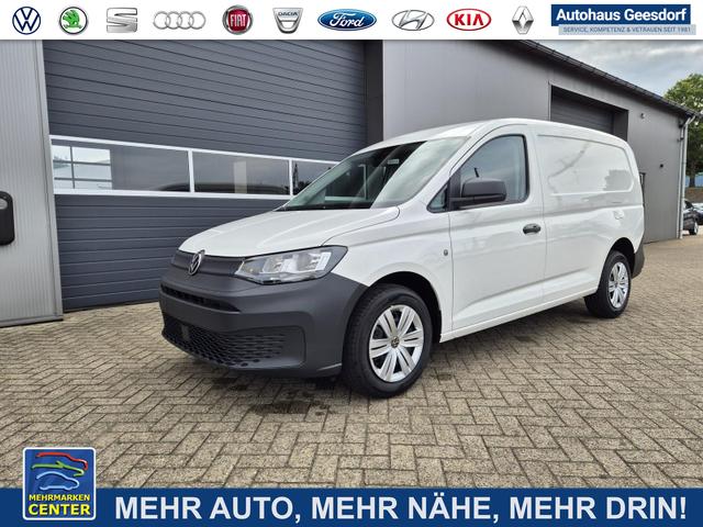 Lagerfahrzeug Volkswagen Caddy Cargo - Maxi 2.0 TDI 102PS 2-Sitzer Klima Tempomat PDC Apple CarPlay Android Auto Hecktüren180º Schiebetür rechts