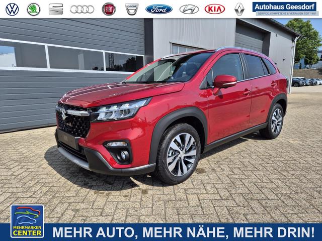 Lagerfahrzeug Suzuki S-Cross - Comfort  129PS MHEV 4x4 ALLGRIP 1.4 Boosterjet Teil-Leder Navi Klimaautomatik Sitzheizung ACC PDC v h 4x Kamera Suzuki-Radio Apple CarPlay Android Auto Touchscreen 2xKeyless 17-LM
