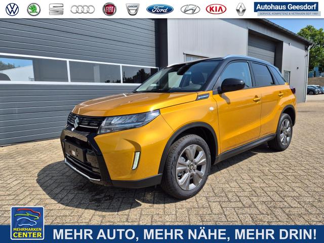 Lagerfahrzeug Suzuki Vitara - Comfort 129PS MHEV 1.4 Boosterjet Navi Klimaautomatik Sitzheizung ACC PDC Rückf.Kamera Suzuki-Radio Apple CarPlay Android Auto Touchscreen 2xKeyless 17-LM