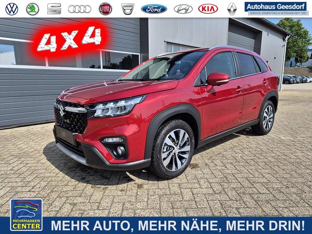 Lagerfahrzeug Suzuki S-Cross - Comfort  129PS MHEV 4x4 ALLGRIP 1.4 Boosterjet Teilleder Navi Klimaautomatik Sitzheizung ACC PDC v h 4x Kamera Suzuki-Radio Apple CarPlay Android Auto Touchscreen 2xKeyless 17-LM