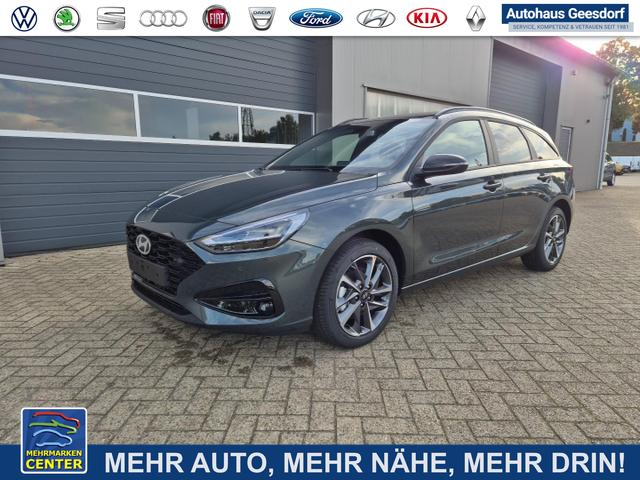 Lagerfahrzeug Hyundai i30 Kombi - 1.5 T-GDI 95PS Sitzheizung Lenkradheizung Klimaautomatik Tempomat Navi Apple CarPlay   Android Auto PDC v h Rückf.Kamera 17-LM